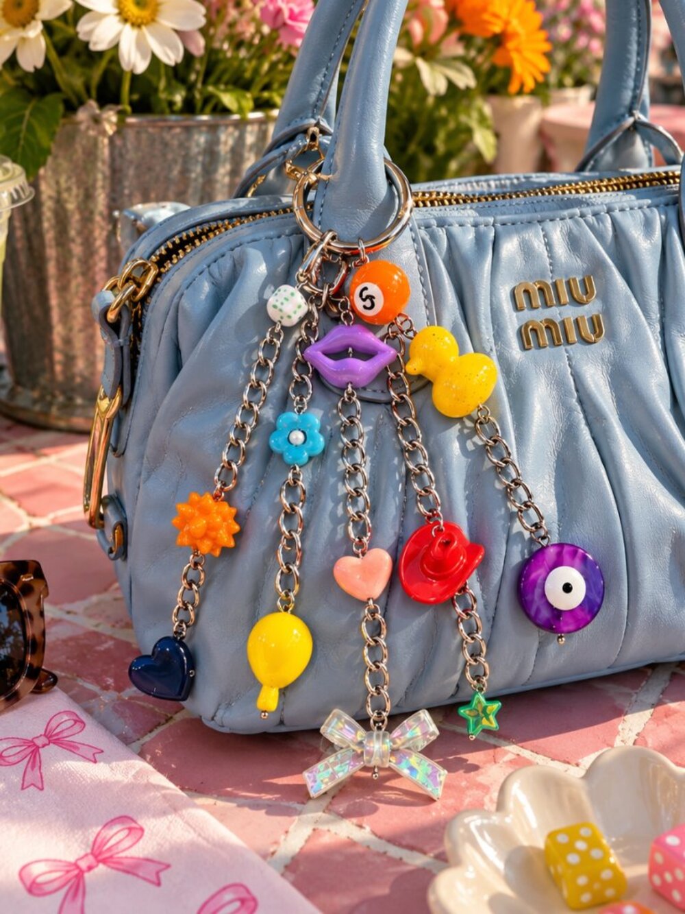 Colorful Y2K Bag Charm